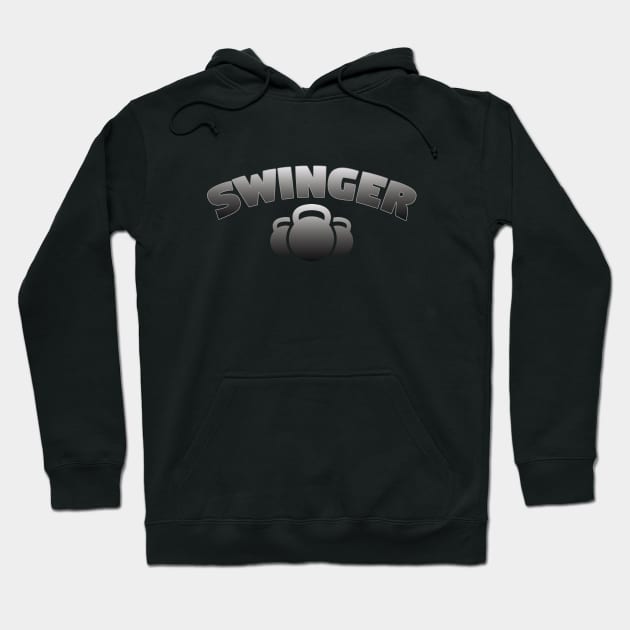 Kettlebell - Swinger Hoodie by Kudostees